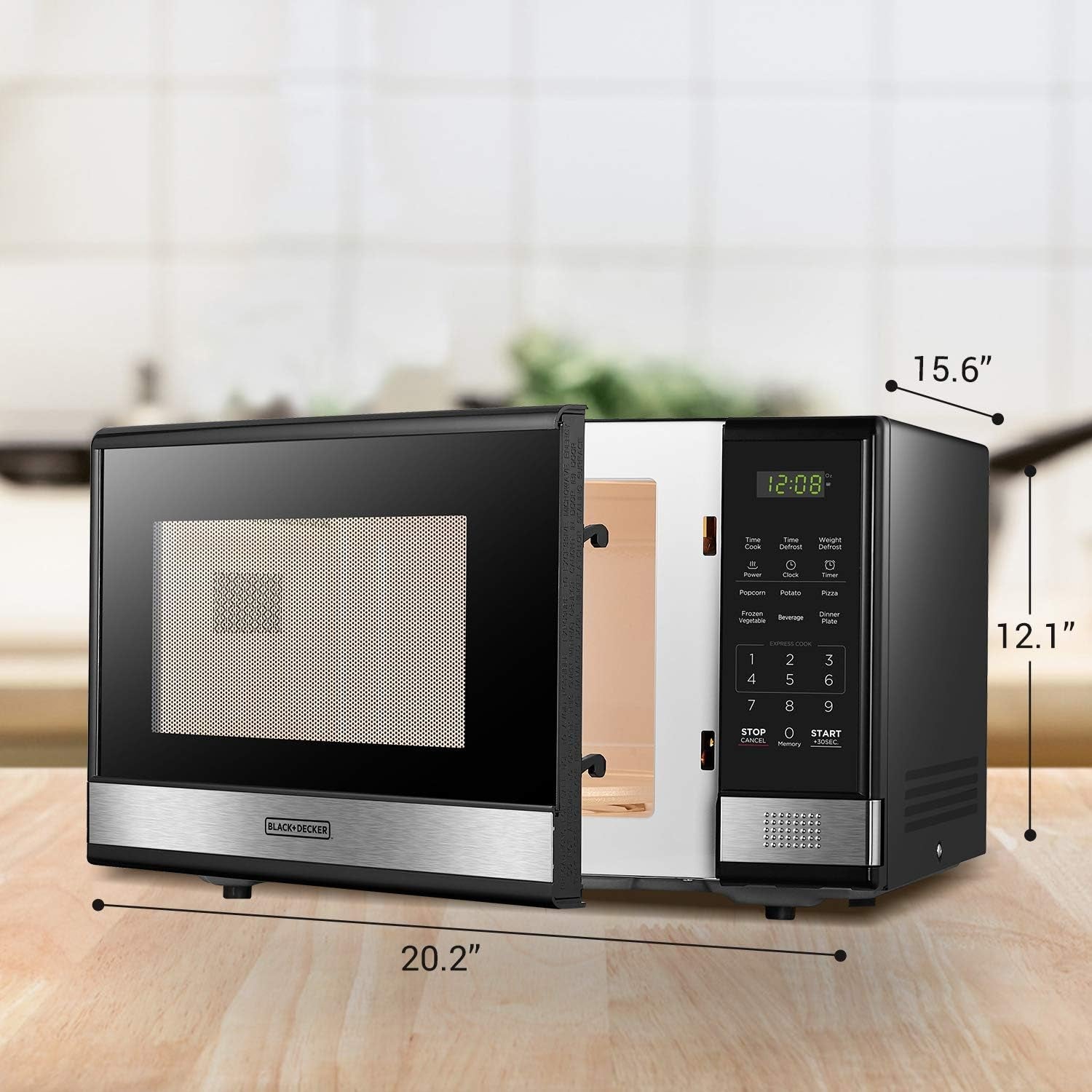 black-decker-microwave-oven-countertop-1-1-cu-ft-1000w-stainless-steel-push-button-door-child-safety-lock-6-auto-cook-presets-10-power-levels