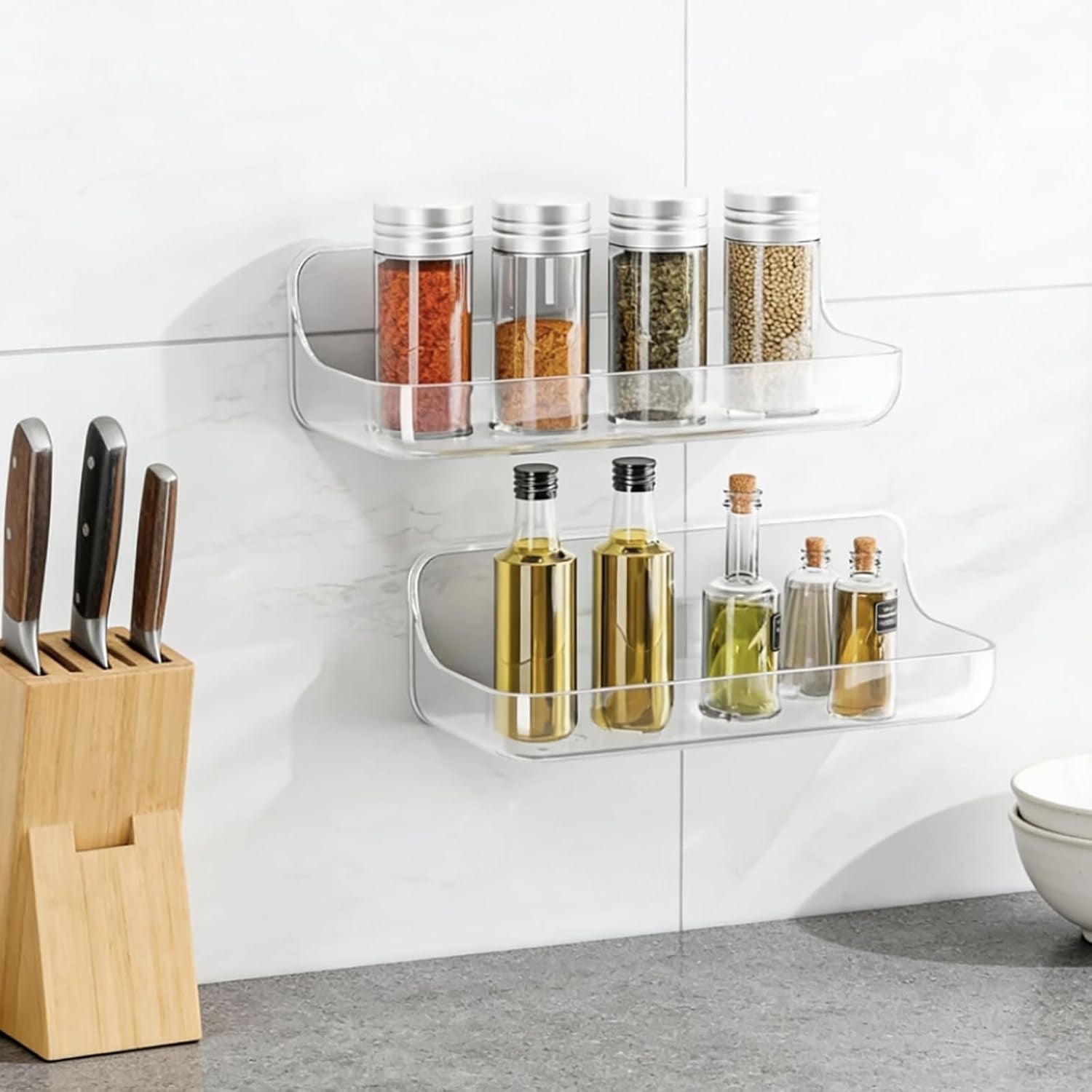 2-pcs-acrylic-wall-mounted-transparent-shelf-no-drilling-required