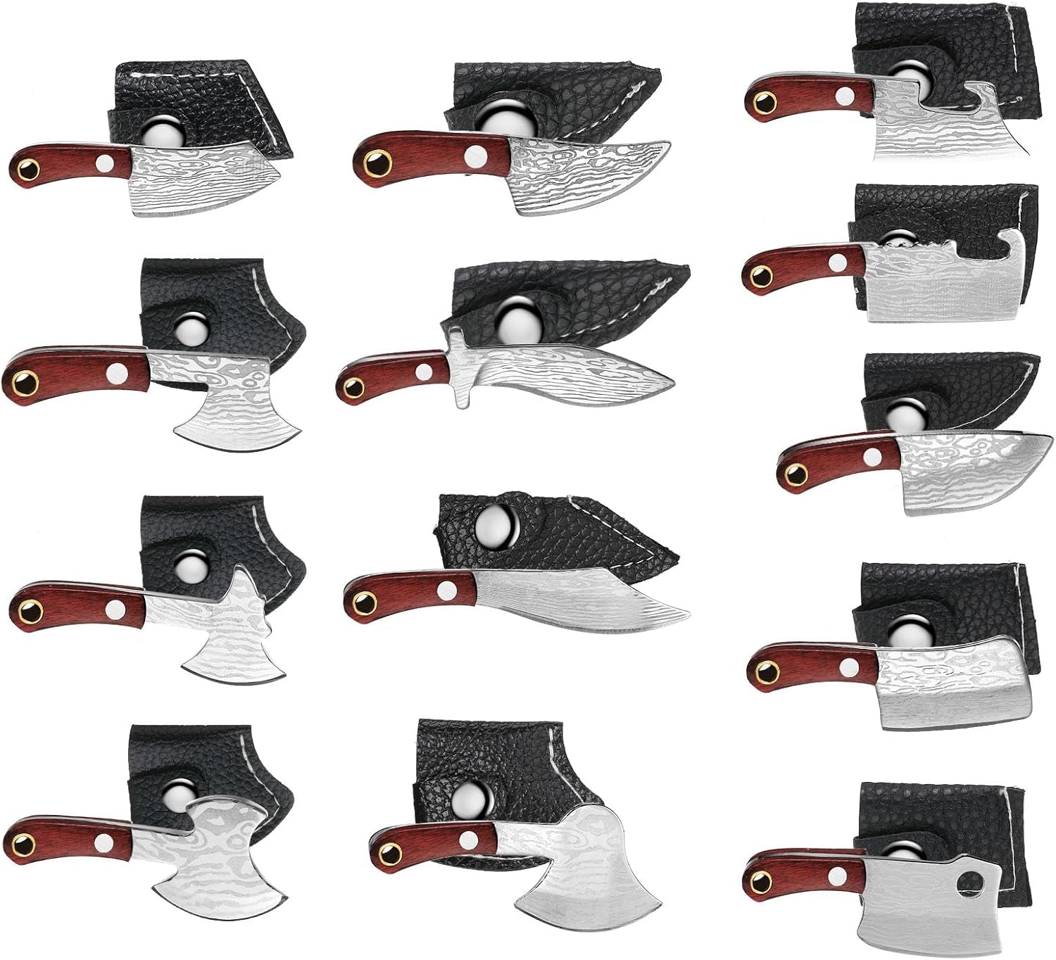 13-pieces-mini-knifes-damascus-pocket-set-tiny-chef-stainless-steel-knife-with-sheath-for-bottle-opener-package-opener-box-cutter