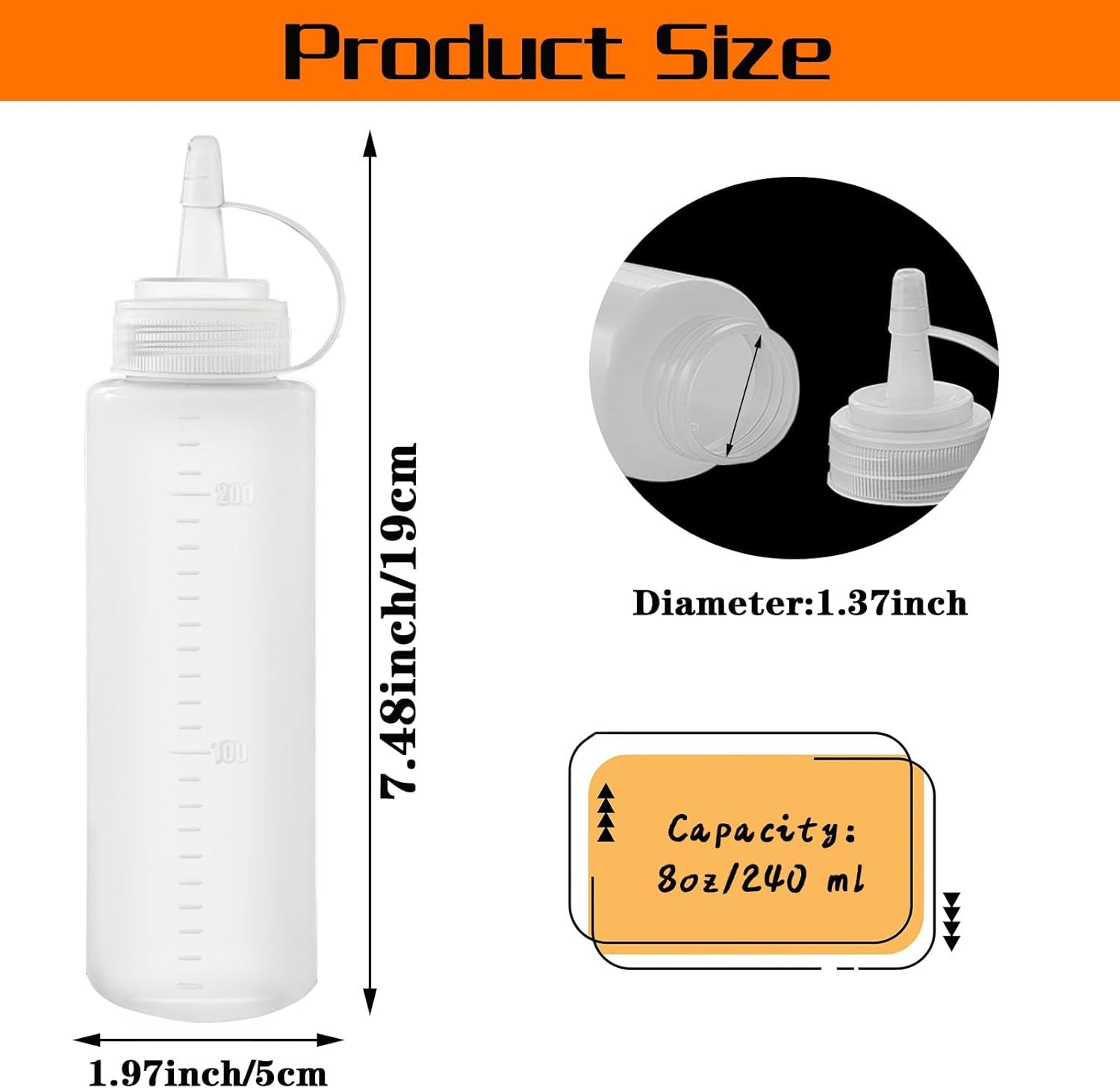 12-pack-8-oz-plastic-squeeze-bottles-multipurpose-squirt-bottles-for-ketchup-condiments-bbq-sauce-dressing-barbecue-grilling-crafts-syrup-and-more