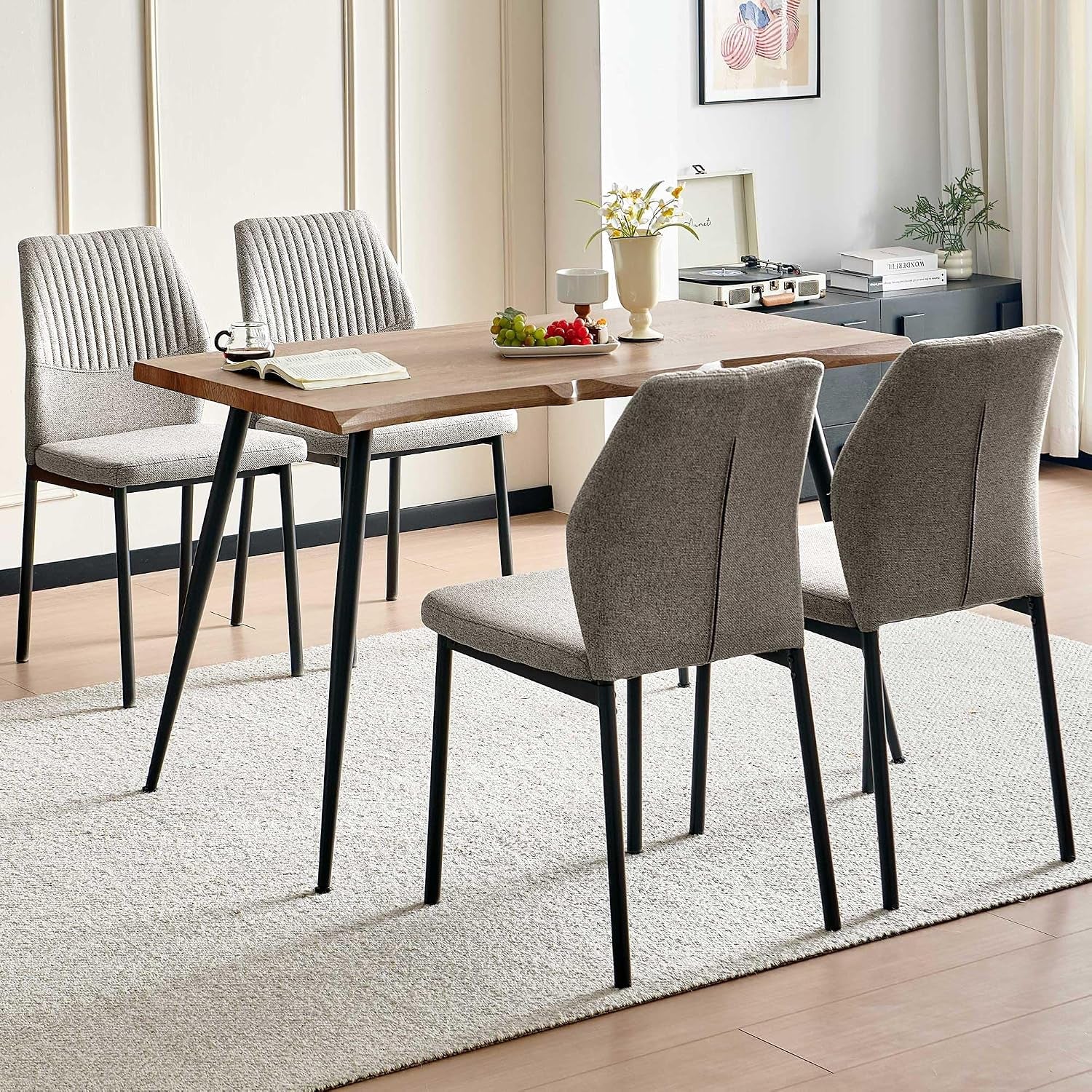 dining-table-set-for-4-modern-wood-irregular-rectangle-dining-table-linen-fabric-dining-chairs-4-table-and-chairs-set-of-4-for-kitchen-dining-room-light-brown