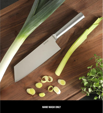 7.5-Inch Clef Knife – High-Carbon 1.4116 German Steel Kitchen Knife, Chef & Cleaver Hybrid for Chopping, Slicing & Prep, Full-Tang, Razor Sharp, Ergonomic Design4