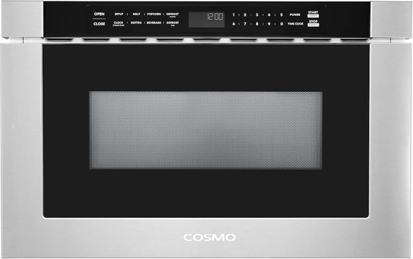 24 In. Haven Coll 1.2 Cu. Ft. Built-In Microwave Drawer, Stainless Steel |  COS-12MWDSS-NH Touch Controls, 11 Power Levels, 1000W, Child Lock Function, Defrost Functions, Automatic Presets1