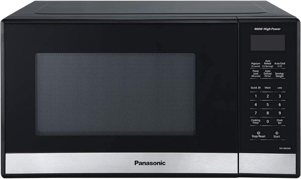 Panasonic NN-SB458S Compact Microwave Oven, 0.9 Cu.Ft., Stainless Steel/Silver1
