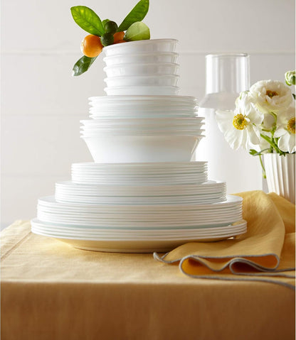 Winter Frost White, Chip Resistant, 50-Piece Dinnerware Set6