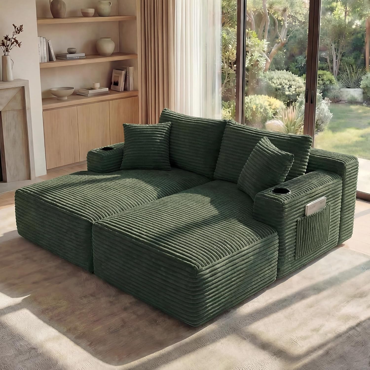 125-cloud-boneless-couch-u-shaped-modular-sectional-sofa-green