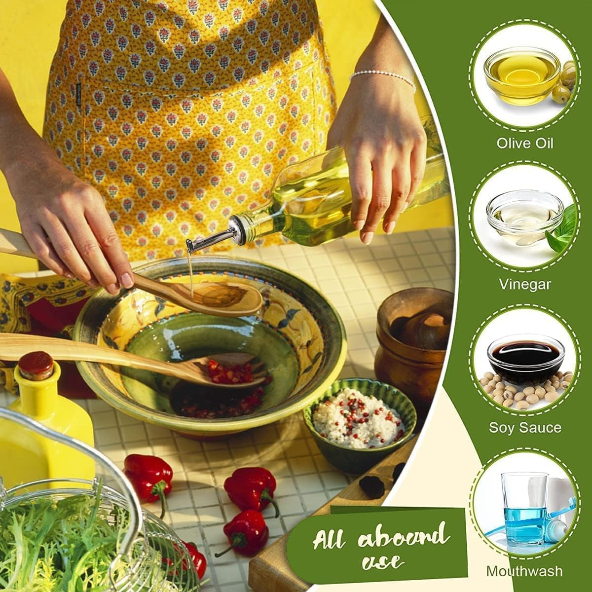 olive-oil-dispenser-17oz-500ml-square-tall-glass-container-with-2-stainless-steel-pourers-2-labels-1-brush-and-1-funnel-for-kitchen