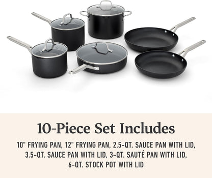 Calphalon® Hard-Anodized Nonstick 10-Piece Cookware Set6