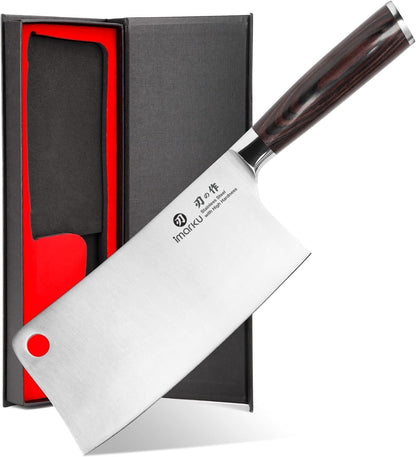 Cleaver Knife 7 Inch, Japanese High Carbon Stainless Steel Chopper1