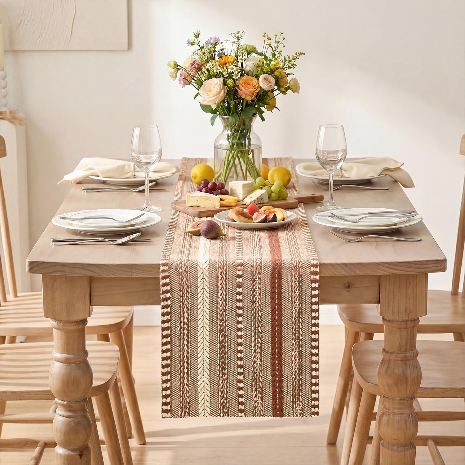 caramel-farmhouse-stripe-braided-table-runner-12x72-inch