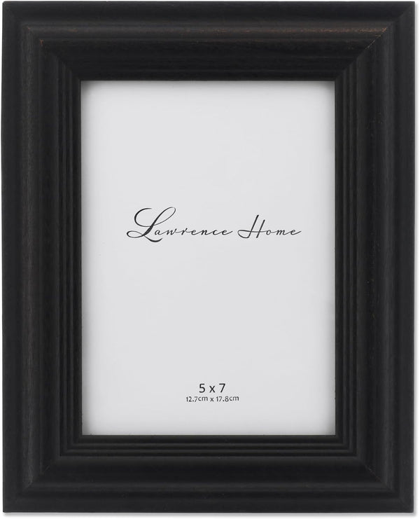 5X7 Weathered Black Wood Picture Frame1