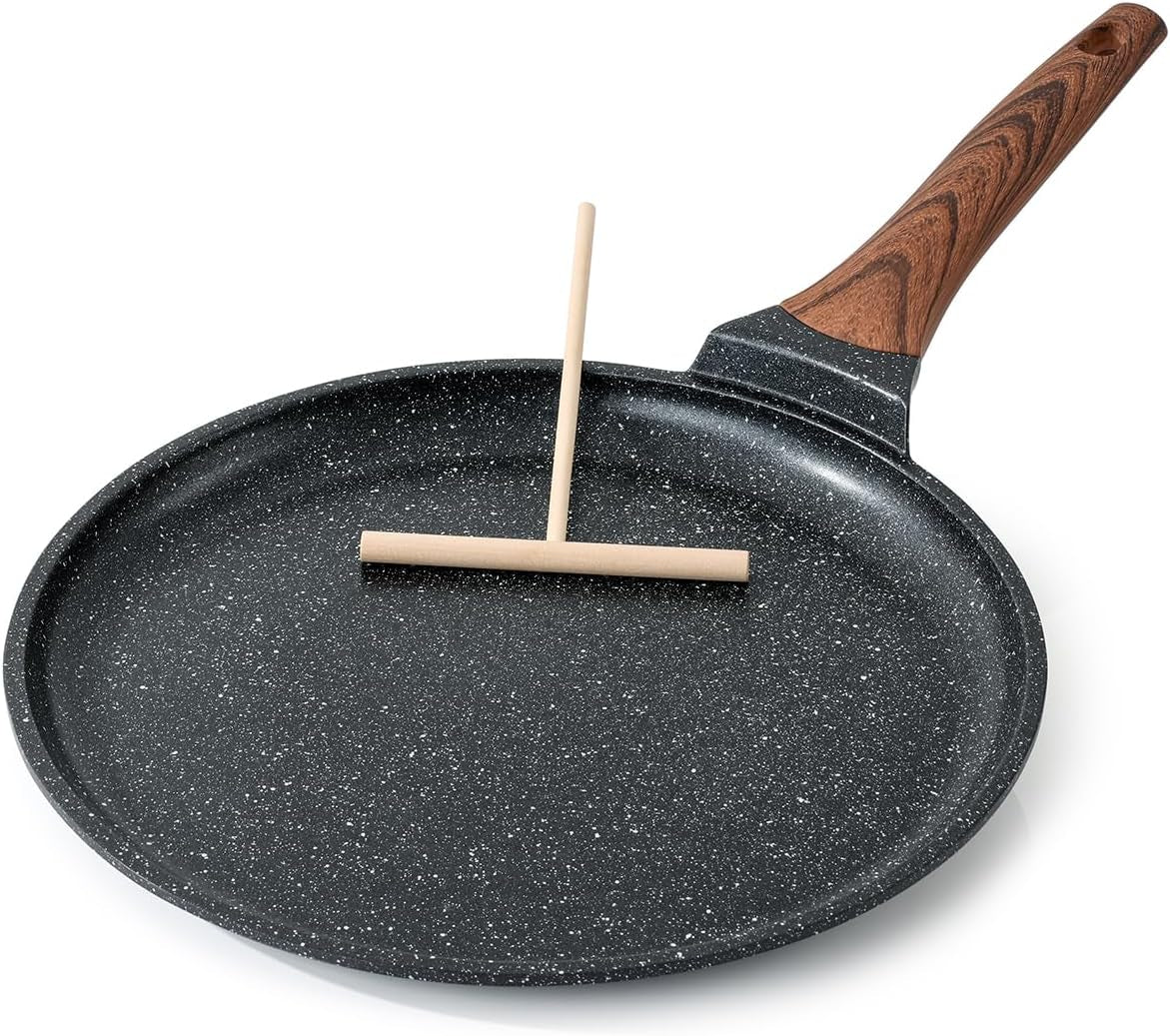 crepe-pan-nonstick-12-inch-dosa-pan-with-spreader-granite-coating-comales-para-tortillas-pancake-pan-flat-bottom-for-stove-top-induction-compatible-pfoa-free