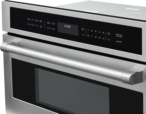30 In. Built-In Microwave with Convection Oven and Air Fryer, 1000W Power with NEMA 5-20P Plug, 10 Levels, UL Listed and 1.6 Cu. Ft. Capacity in Stainless-Steel (KM-CWO30-SS)8