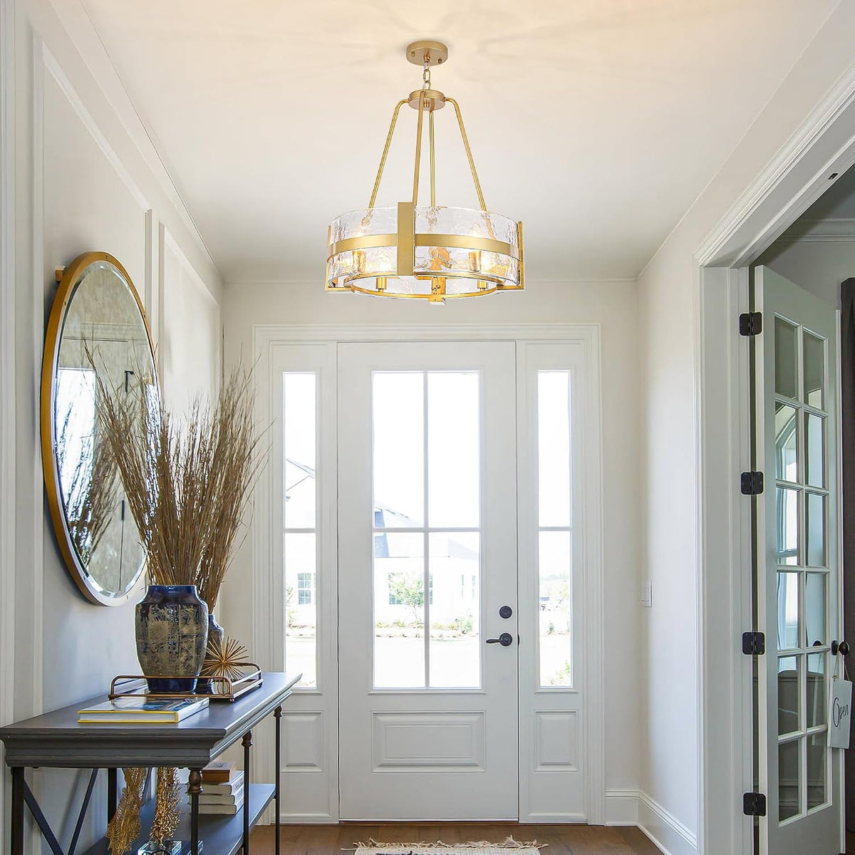 20-5-gold-glass-dining-room-chandeliers-modern-farmhouse-drum-chandelier