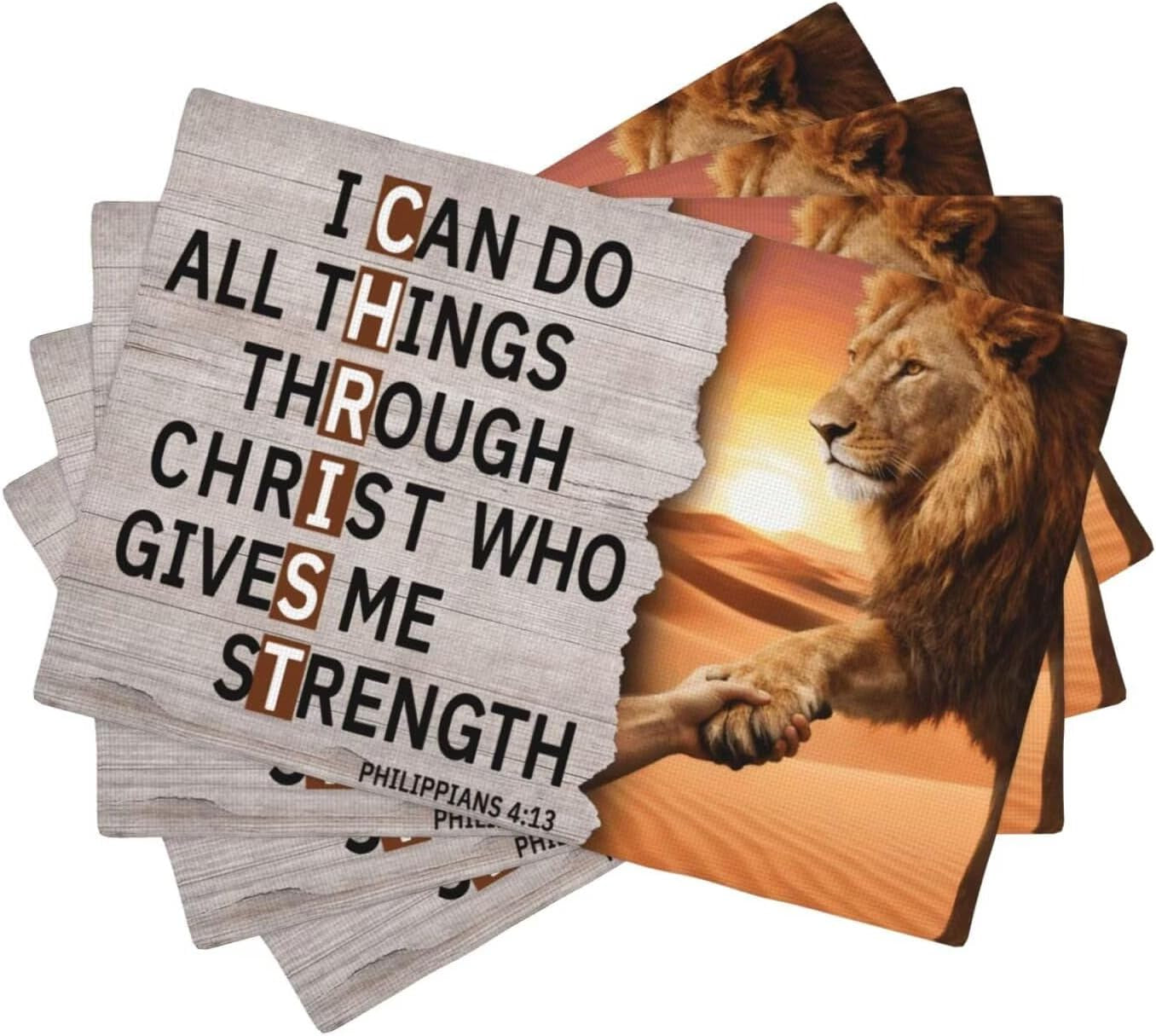 christian-scriptures-placemats-set-of-4-christ-religious-table-mats-philippians-4-13-place-mats-for-party-kitchen-dining-room-holiday-decoration-12x18-inch
