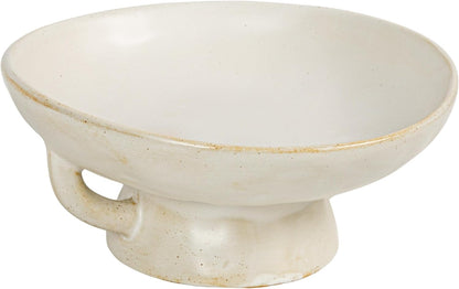 Creative Co-Op Stoneware Bowl W Reactive Glaze, White1