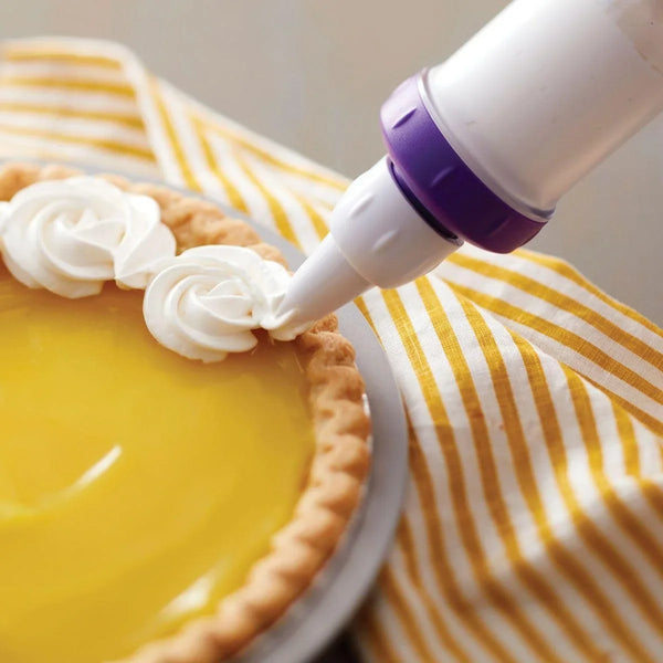 Dessert Decorator Piping Kit, Plunger-Style Tool | Plunger-Style Decorator Includes Couplers, Fill Tip & 4 Decorating Tips, Perfect for Filling, Frosting & Decorating Treats3