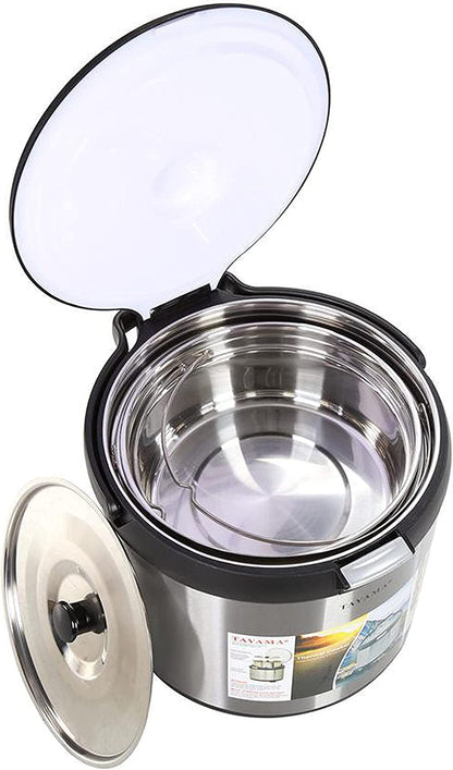 Stainless Steel Thermal Cooker,Black,7 Qt.,Txm-70Cfzr7