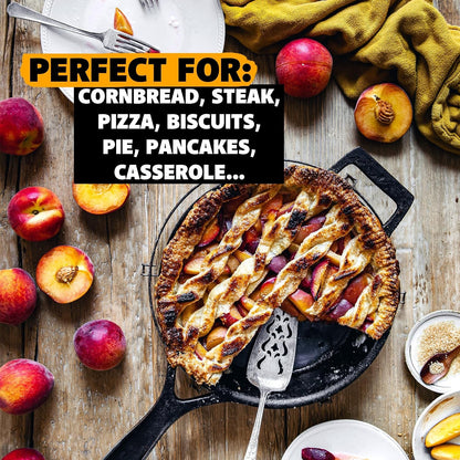 Stargazer 12-Inch Cast Iron Skillet | Made in USA, Seasoned, Premium Frying Pan for Grilling, Searing, Baking & More – Durable Cast Iron with Smooth Cooking Surface6
