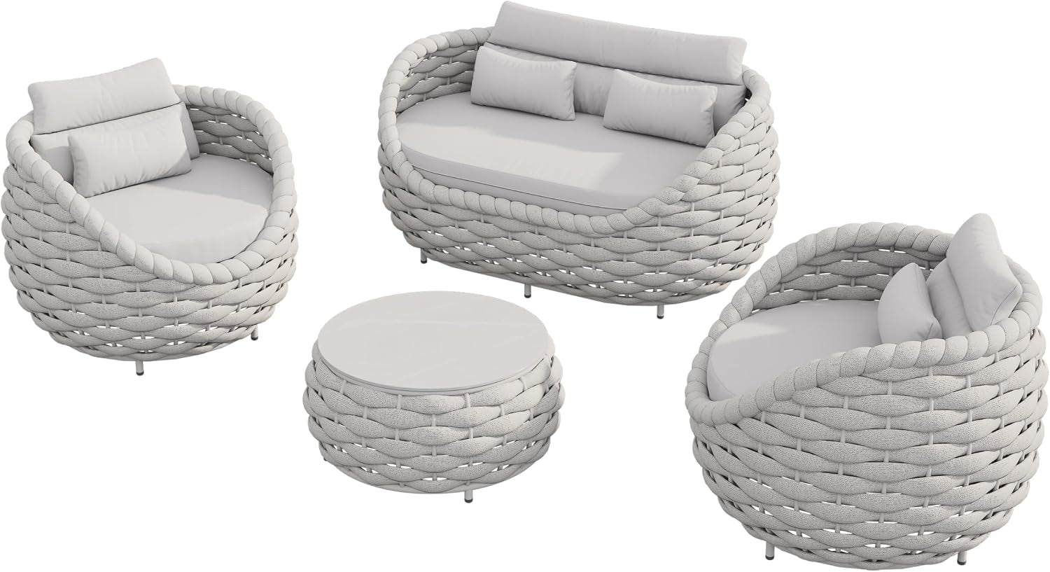 4pcs-patio-conversation-set-outdoor-sofa-with-loveseat-table