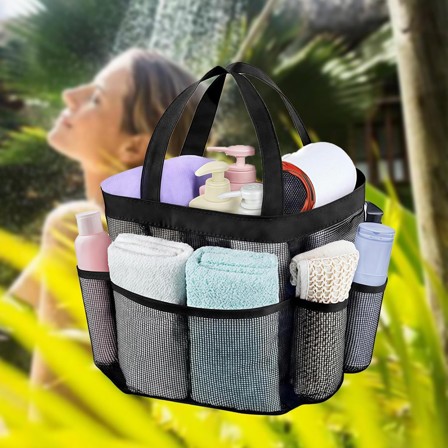 mesh-shower-caddy-portable-for-college-dorm-room-essentials-7-pocket-large-capacity-shower-bag-for-beach-swimming-gym