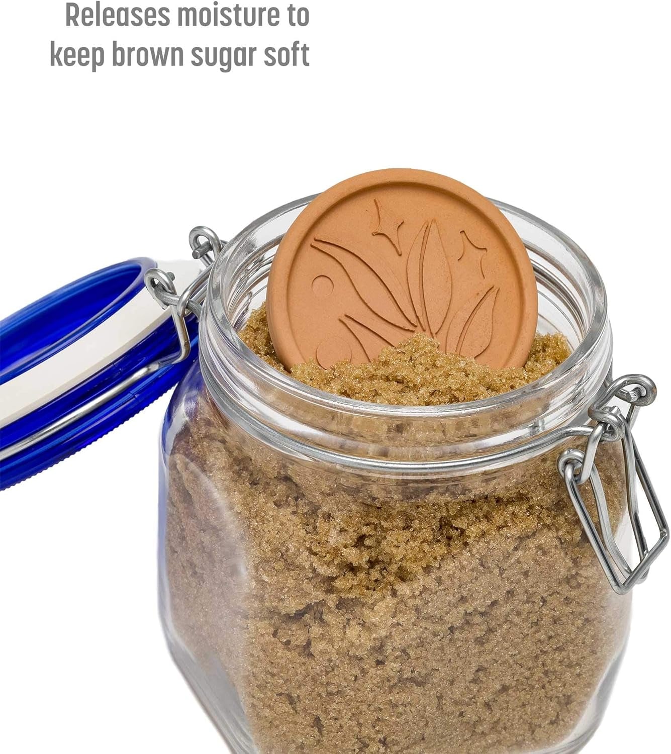 brown-sugar-saver-and-softener-disc-with-elegant-leaf-design-multiple-uses-for-food-storage-containers-reusable-and-food-safe-terracotta-2-pack