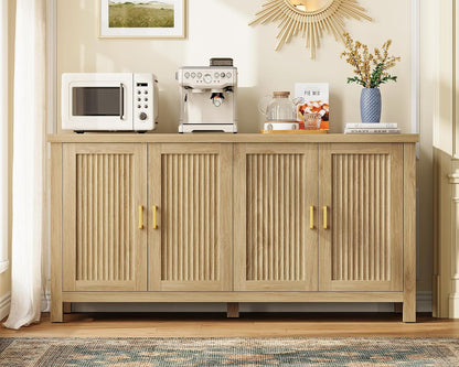 63" Buffet Cabinet with Storage & 4 Adjustable Shelves1