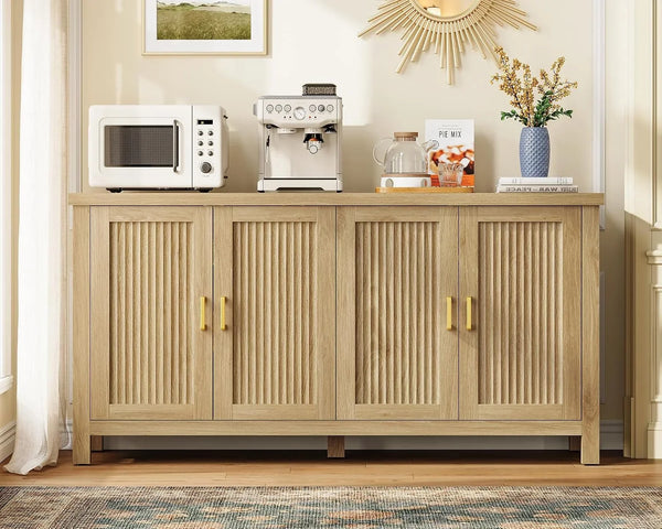 63" Buffet Cabinet with Storage & 4 Adjustable Shelves1