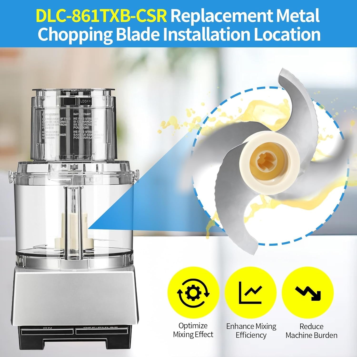 dlc-861txb-csr-chopping-blade-compatible-with-cuisinart-11-cup-processor-stainless-steel-food-chopper-cutter-for-dlc-8-dfp-11-dlc-2011-series-food-processor-replacement-blade