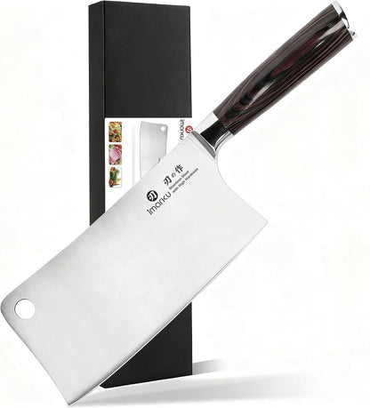 Meat Cleaver 7 Inch, Japanese High Carbon Stainless Steel Chopper1