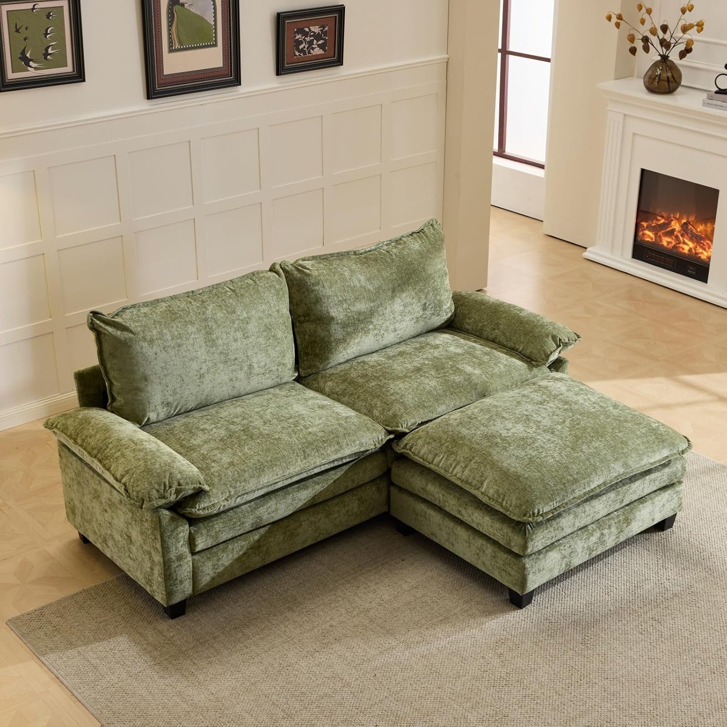 87-convertible-sectional-sofa-l-shaped-deep-seat-sofa-couch-for-living-room-modern-2-seat-loveseat-sofa-with-ottoman-for-small-spaceolive-green