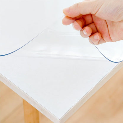 14 X 24 Inch Clear Table Cover Protector, Clear Desk Mat, Table Protector, 1.5Mm Plastic Table Cover, Vinyl Table Protector, Mats on Top of Desks1