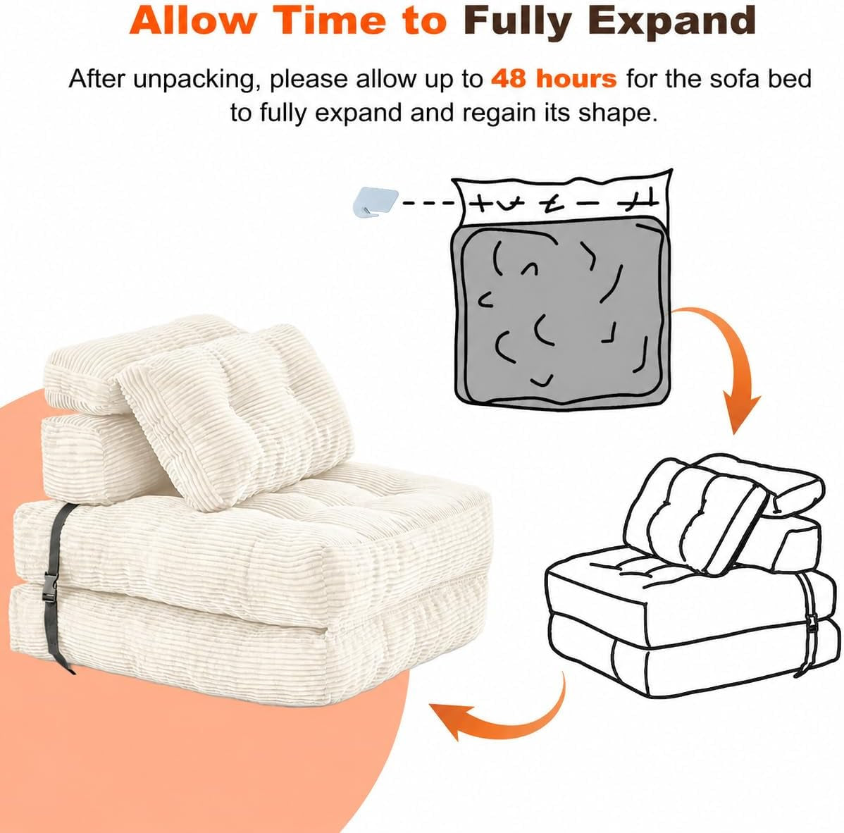 folding-sofa-bed-corduroy-chair-bed-with-pillows