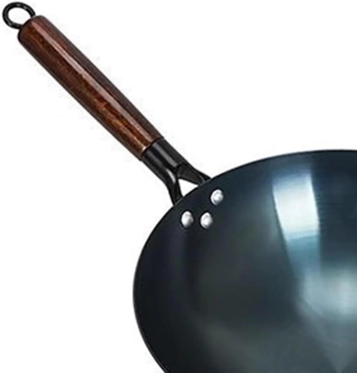 iron-wok-stir-fry-pan-chinese-traditional-round-bottom-uncoated-nonstick-wok-wooden-single-handleiron-pot-for-home-and-restaurant34cm