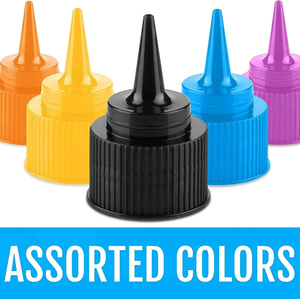 Small Squeeze Bottles with Needle Tip - 6 Pack Precision Paint Squeeze, Fine Tip Applicator Bottles (3 X 1 Oz & 3 X 2 Oz) for Acrylic Paint, Royal Icing, Cookie Decorating, Crafts3