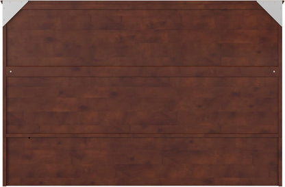 , Hamilton Queen Murphy Bed Chest with 6" Mattress & Drawer, Walnut18