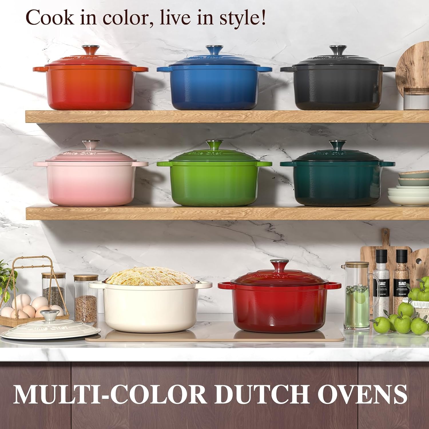 enameled-cast-iron-dutch-oven-5qt-pot-with-lid-cotton-potholders-heavy-duty-cookware-for-bread-baking-braising-stews-roastingred