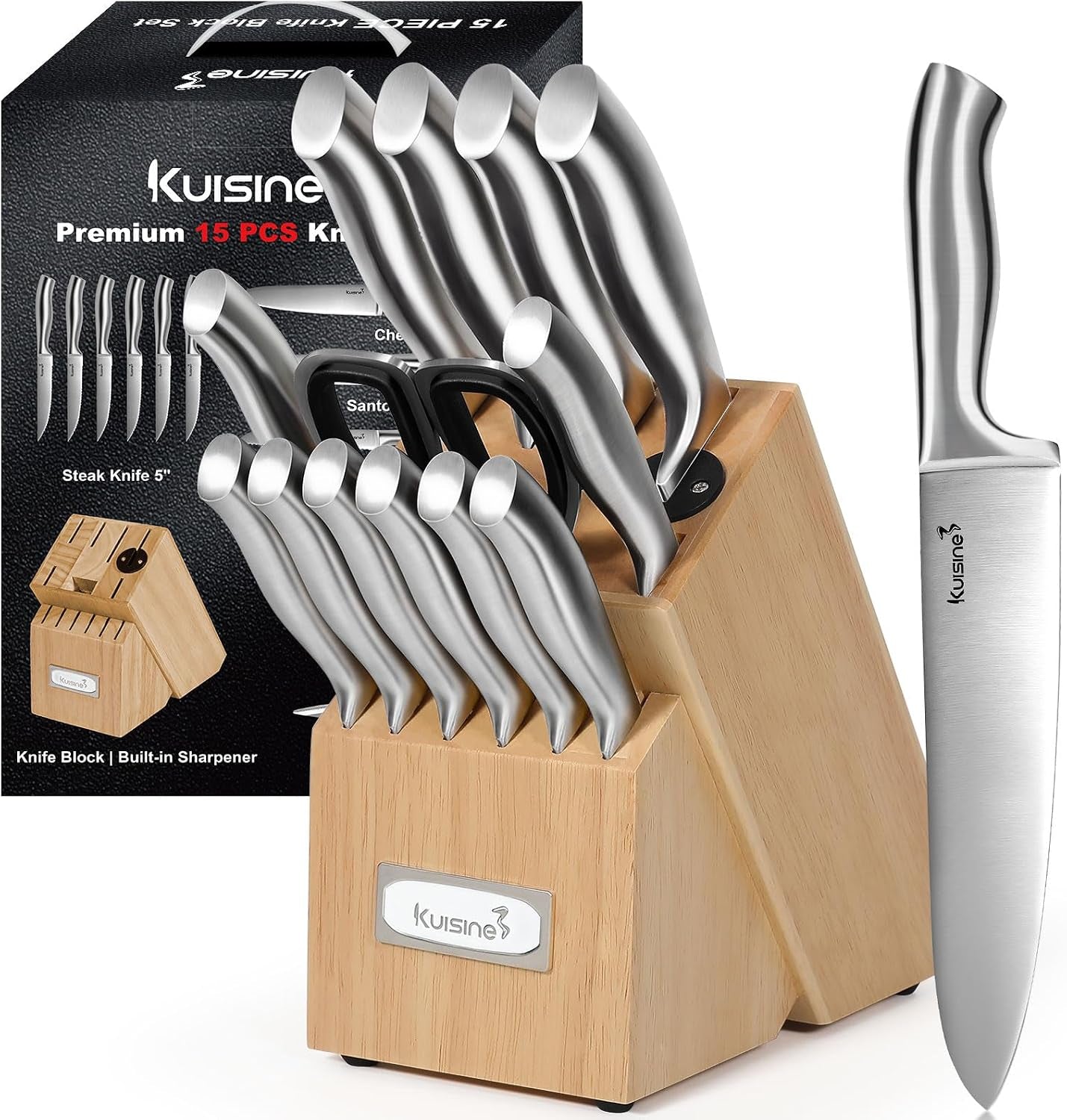 premium-sharp-knife-set-carbon-steel-forged-ergonomic-handle-knife-block-set-kitchen-block-knife-set-chef-knife-set-built-in-sharpenersilver-pro-15pcs
