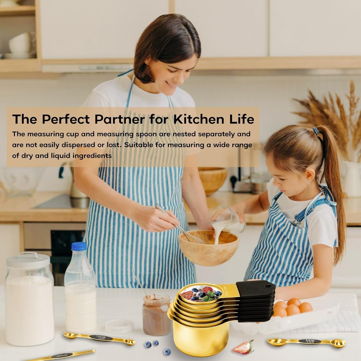 magnetic-measuring-cups-and-spoons-set-including-7-stainless-steel-nesting-gold-measuring-cups-8-magnetic-gold-measuring-spoons-with-1-leveler-for-cooking-baking
