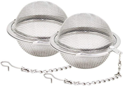 2Pcs Stainless Steel Mesh Tea Ball 2.1 Inch Tea Strainers | Teas Infuser Strainer Filters for Teas1