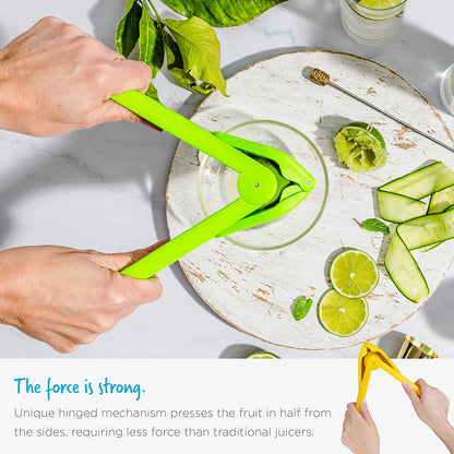 Fluicer Fold-Flat Citrus Juicer - Lemon Easy, Manual Fresh Lemon Juice Squeezer with Pip Catcher, Suits Lemons and Limes, Compact Storage, 10" | Space-Saving Storage, Gets Every Last Drop6