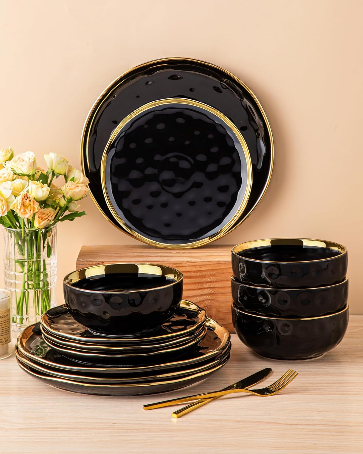 12-pieces-plates-and-bowls-sets-porcelain-black-and-gold-dinnerware-sets-round-dinner-plates-dishes-set-service-for-4-dishwasher-safe-and-scratch-resistant-black