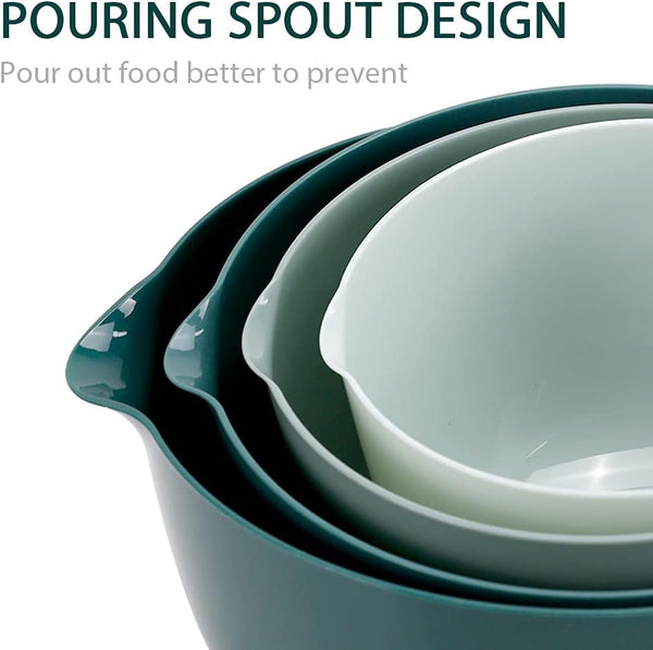 Plastic Mixing Bowl Set of 4, BPA Free5