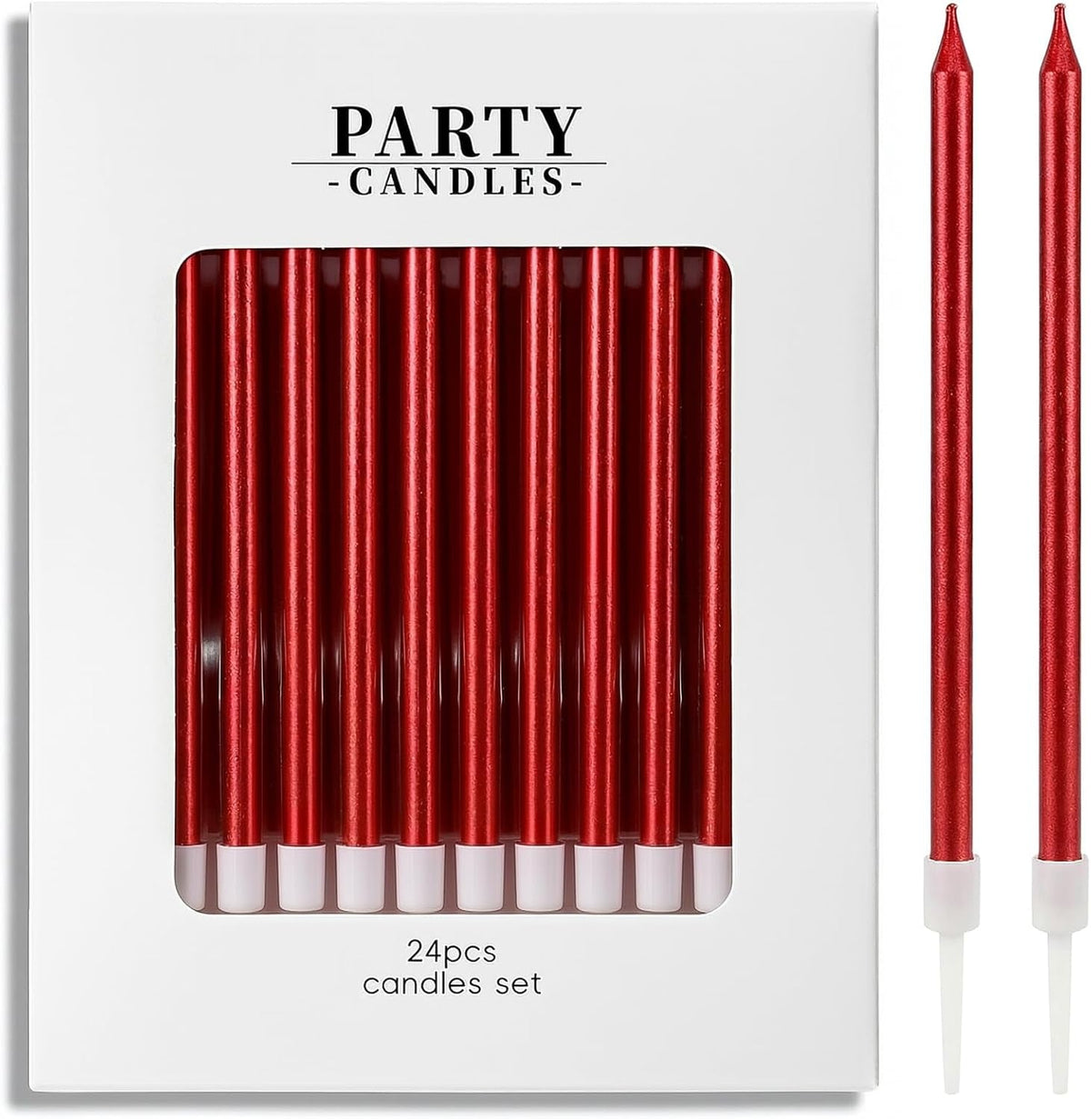 24-count-long-thin-birthday-candles-tall-red-candles-cake-toppers-cake-candles-party-supplies-birthday-decorations