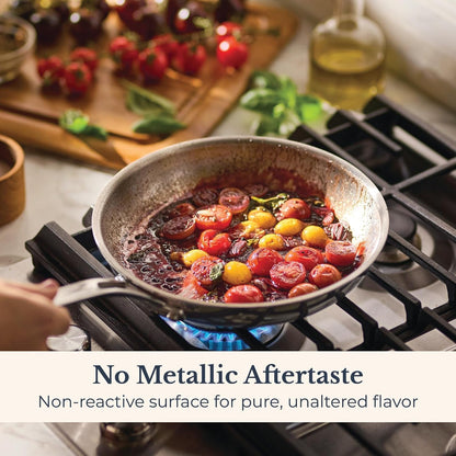 Everlast Clad Stainless Steel Pots and Pans Set, 11-Piece | Oven Safe to 500°F, Dishwasher Safe, Induction-Ready, Stainless Steel Cookware Set, Tri-Ply Clad for Even Heating6