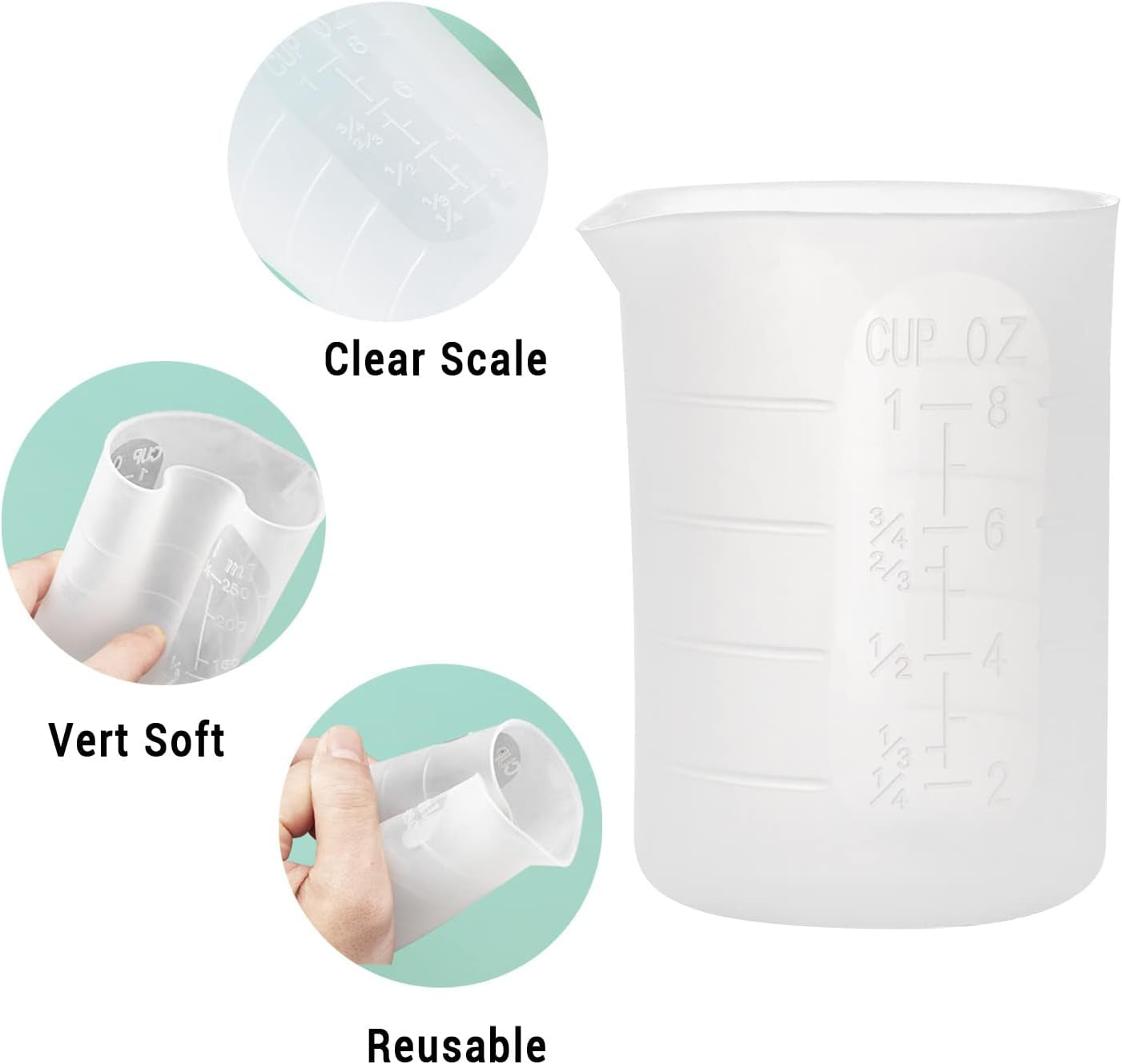 250ml-silicone-measuring-cups-4-pcs-large-nonstick-reusable-silicone-mixing-cups-durable-easy-clean-for-epoxy-resin-casting-molds-stain-jewelry-making-waxing-diy-art-craft