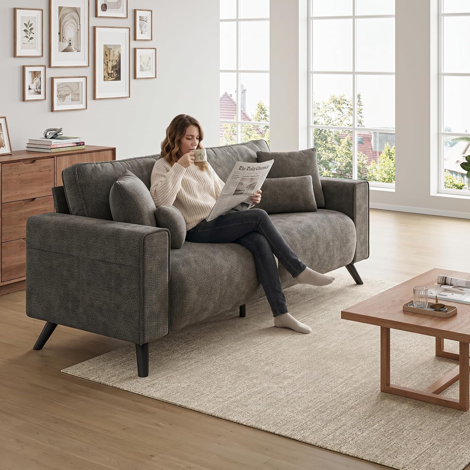 85-loveseat-sofa-chenille-couch-with-deep-seat-dark-grey