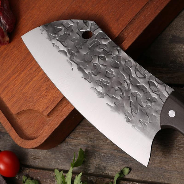 Meat Cleaver, 7.6 Inch Household Handmade Forged Traditional Kitchen Knife Meat and Vegetable Cutter Knives Ultra-Sharp Slicing Knives5