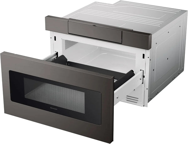 SMD2470AH Microwave Drawer Oven, 24-Inch, 1.2 Cubic Feet, 950 Watt, Concealed Control Panel with Digital LCD Display, Black Stainless Steel16