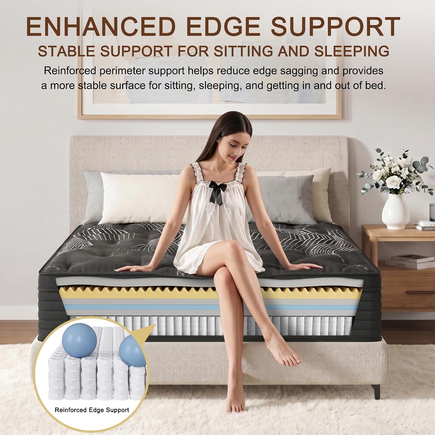 king-size-mattress-12inch-thickness-hybrid-memory-foam-mattress-in-a-box
